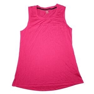 Athletic Works Tank Top Womens Activewear Shirt Pink Quick Dry Size XS (685)